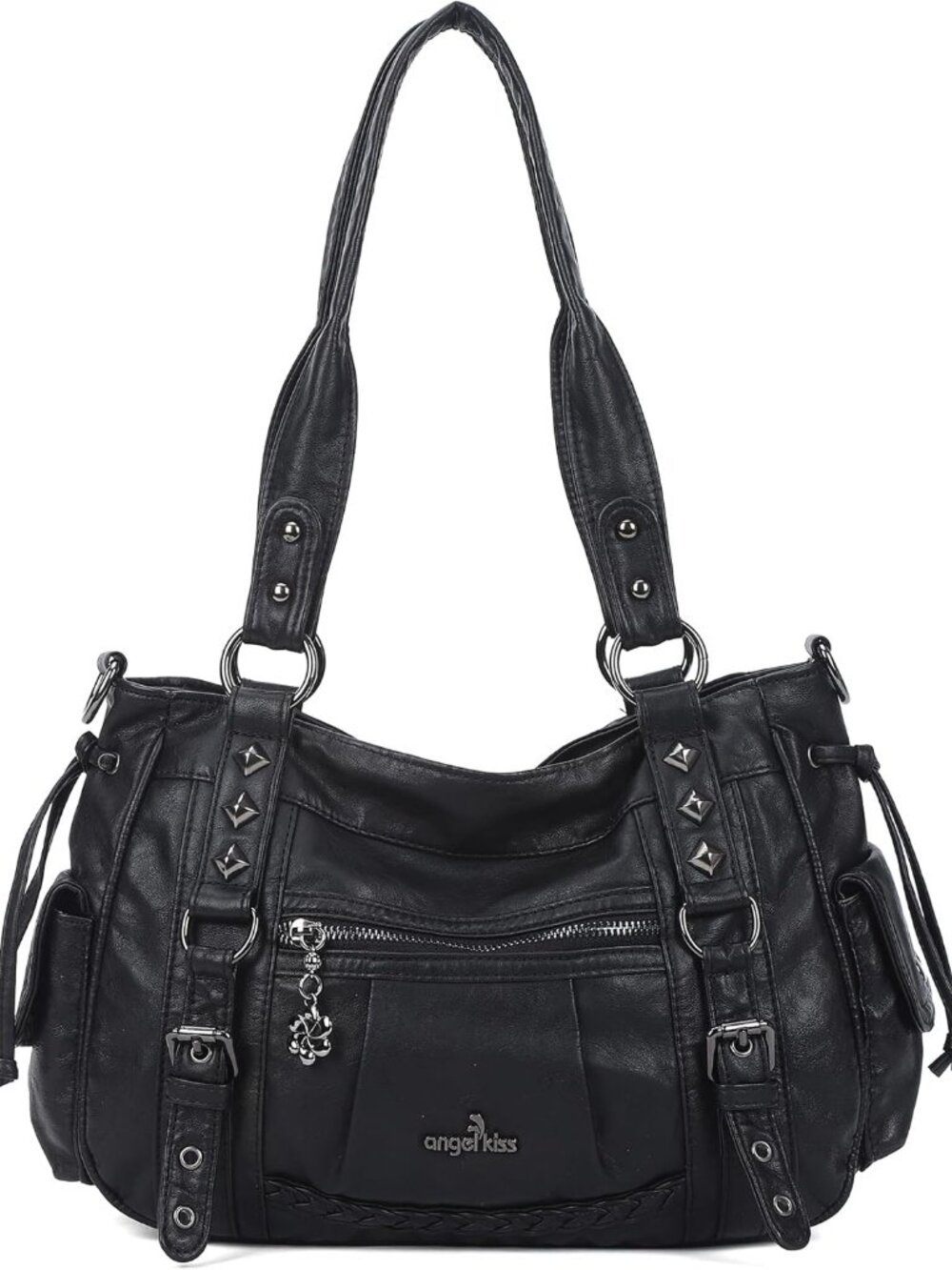 Shoulder Bag For Women Multi Pocket Retro Hobo Handbags Satchel Tote Bag - Picture 1 of 8